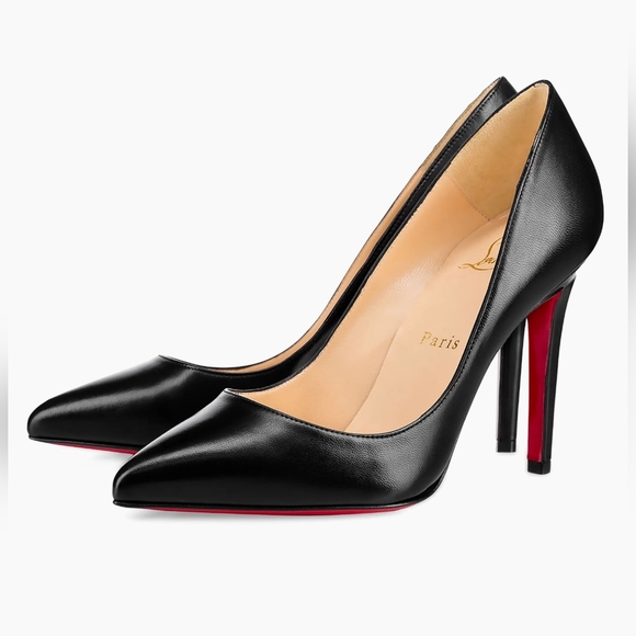 CHRISTIAN LOUBOUTIN Pigalle Follies 100 Nappa Shiny, Size 38.5 (Size 8) - Picture 1 of 16
